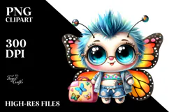 Punk Baby Butterfly, PNG Product Image 2