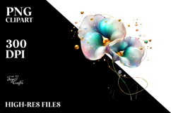 Abstract Sweet Pea, PNG Product Image 2