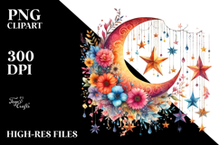 Vibrant Drawing with Flowers PNG Product Image 2