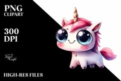 Expressive Unicorn with Large Goofy Smile PNG Product Image 3