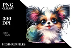 Happy Baby Cartoon Papillon, PNG Product Image 2