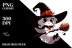Funny Cute Ghost Design, High-Res PNG Product Image 2