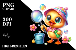 Playful Baby Duck PNG Product Image 2
