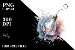 Shiny Snowdrop Material Sublimation Clipart Product Image 3