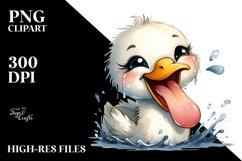 Smiling Swan | Sublimation Clipart Product Image 1