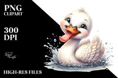 Smiling Swan | Sublimation Clipart Product Image 3