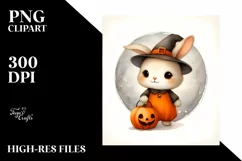 Cute Baby Rabbit Standing, Transparent PNG Product Image 1