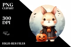 Cute Baby Rabbit Standing, Transparent PNG Product Image 1