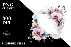 Colorful Orchid, Transparent PNG Product Image 2