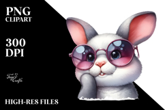 Goofy Cartoon Rabbit, Trending Art Product Image 2