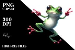 Funny Frog Dancing Clipart Product Image 2