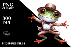 Funny Watercolor Frog Dancing Product Image 2