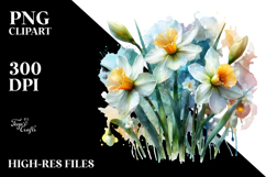 Narcissus Sublimation PNG Product Image 2