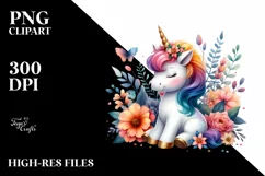 Colorful Baby Unicorn Flower Product Image 3