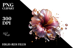 Abstract Hibiscus PNG Product Image 2