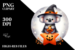 Digital Baby Koala Halloween PNG Product Image 2