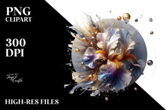 Abstract Iris PNG Product Image 2