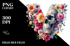 Skull Painting, Transparent PNG Product Image 2