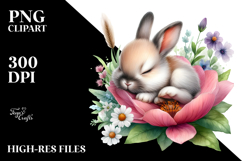 Digital Baby Bunny PNG Product Image 2