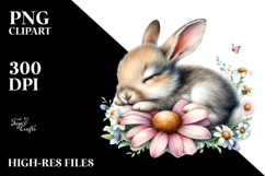 Digital Baby Bunny PNG Product Image 2