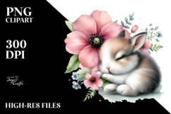 Digital Baby Bunny PNG Product Image 2