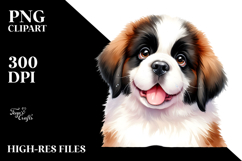 Cute Saint Bernard PNG Product Image 2