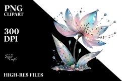 Abstract Snowdrop PNG Product Image 2