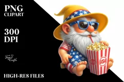 Gnome in Beach Wear PNG Product Image 1