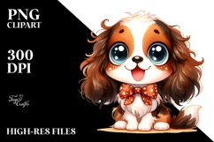 Cute Cartoon Brittany PNG Product Image 2