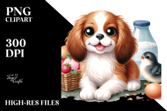 Cute Cartoon Brittany PNG Product Image 2