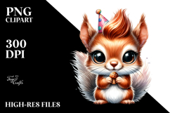 Cute Baby Squirrel PNG Product Image 2
