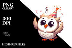 Silly Cartoon Owl, Trending Art Product Image 2