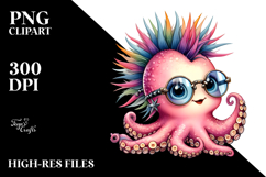 Cute Baby Octopus at the Beach Product Image 2