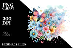 Cute Butterfly Painting, Transparent PNG Product Image 2
