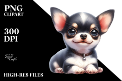 Watercolor Baby Chihuahua PNG Product Image 2