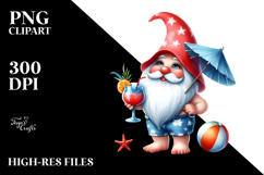 Whimsical Gnome Beachwear PNG Product Image 2
