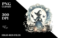 Retro Witch White Background Product Image 2