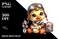 Baby Duck Aviator Suit PNG Product Image 2