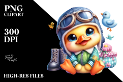 Baby Duck Aviator Suit PNG Product Image 2