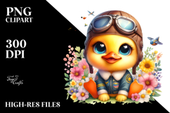 Baby Duck Aviator Suit PNG Product Image 2