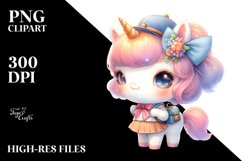 Cute Baby Unicorn Instructor Clipart Product Image 3