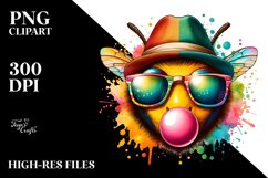 Colorful Baby Hummingbird Bee Portrait | Sublimation | Product Image 3