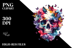 Skull Painting, Transparent PNG Product Image 2