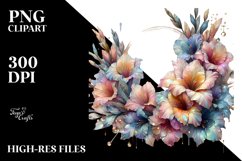 Shiny Gladiolus PNG Product Image 2