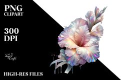 Shiny Gladiolus PNG Product Image 2