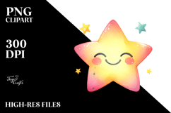 Smiling Star, Transparent PNG Product Image 2