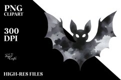 Simple Halloween BAT |Clipart Product Image 1