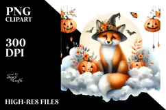 Fox in Halloween Costume, Transparent PNG Product Image 2