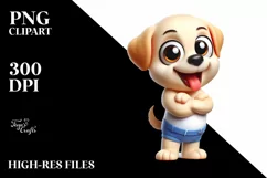 Colorful Funny Labrador Retriever | Sublimation Clipart Product Image 3