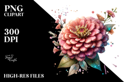 Zinnia PNG Product Image 2